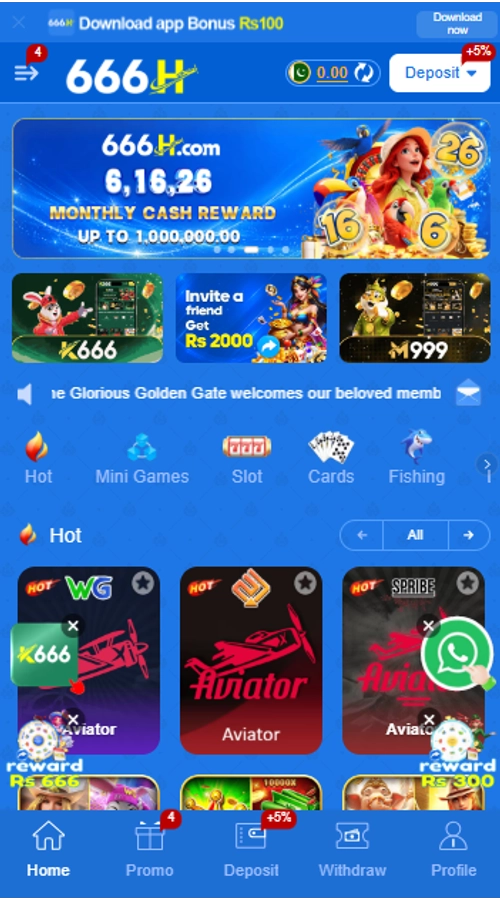 666H Game APK for Android users in Pakistan